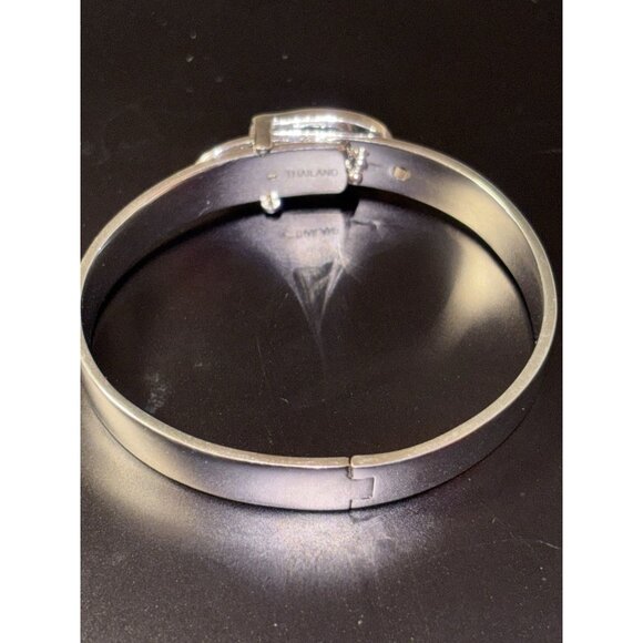 Coach Women's Signature C Buckle Bangle Bracelet - Picture 6 of 10